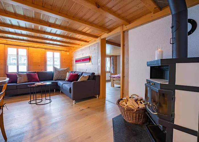 Chalet Roesi - Ferienwohnung Mit Hot Pot & Bergsicht ادلبودن